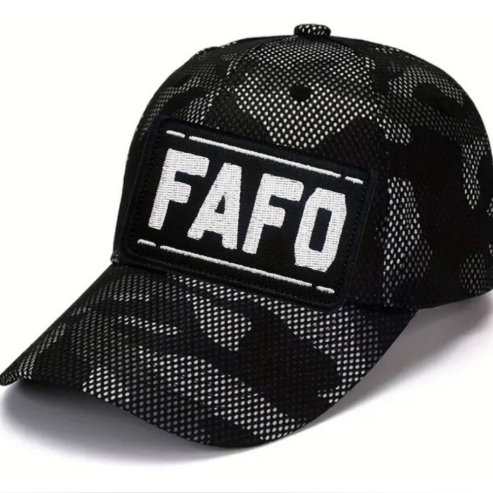 CUSTOM MADE “FAFO” BASEBALL CAPS HATS NEW